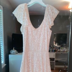 light pink dress